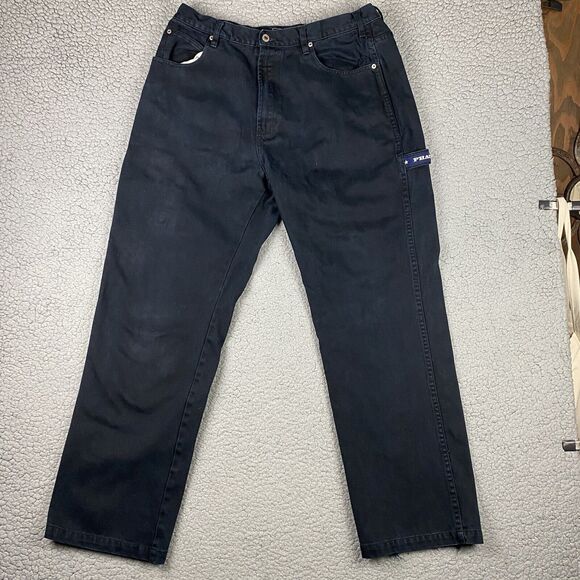 VTG Phat Farm Farmers Jeans 36x34 Baggy Skater Carpenter Y2K Hip Hop Navy Soft